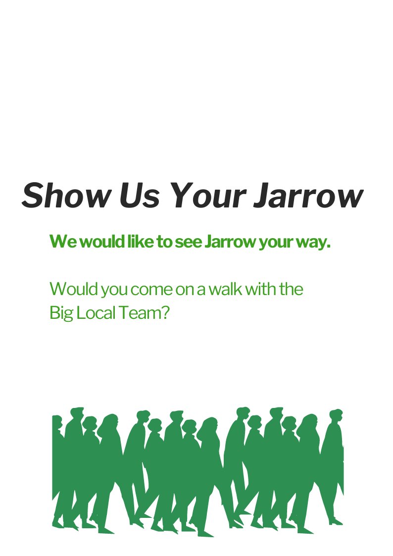 #Jarrow is famous for her walks.... we want to see Jarrow your way.  Contact Hub@BigLocalJarrow.org.uk for more details. #SouthShields.