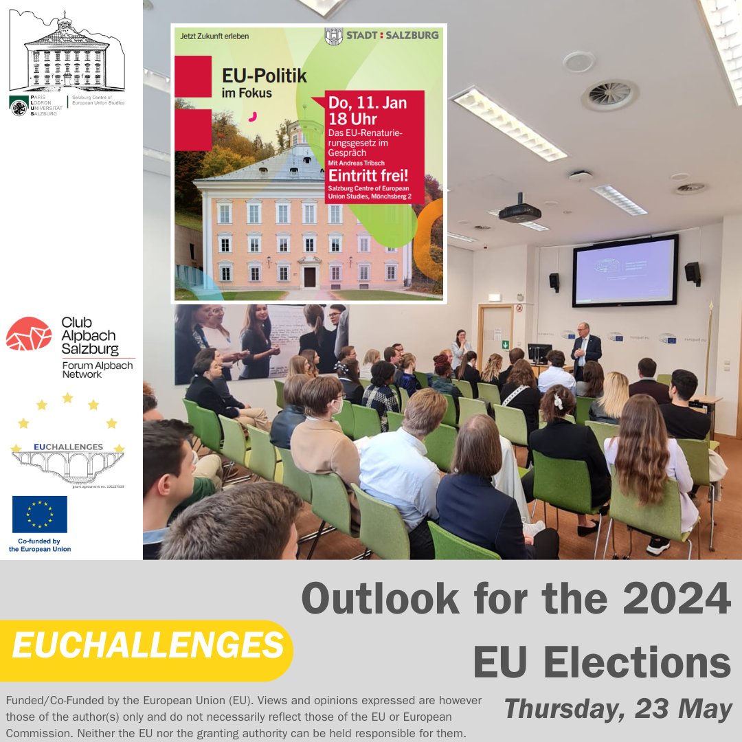 We are getting ready for next week's Public Lecture (in German) with @othmar_karas, the @Europarl_EN's First Vice President, at 18:00 in the Edmundsburg. He and the other participants will discuss the upcoming EP election on 6-9 June and challenges facing the EU. See you then!
