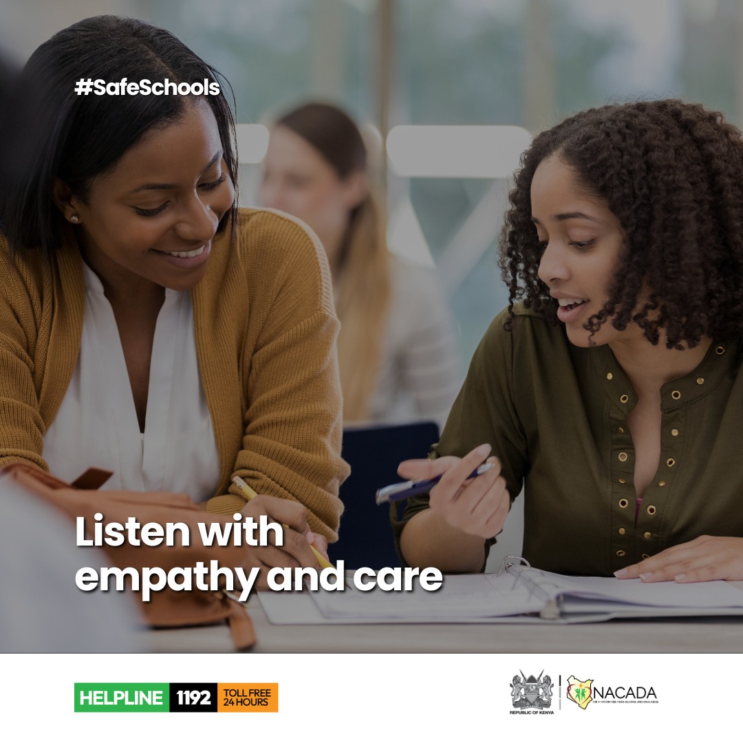 As a teacher, the first step towards helping young people stay away or even stop substance use or abuse is ensuring a strong bond with learners which are characterized by listening with empathy and care #TruthMatters #SafeSchools