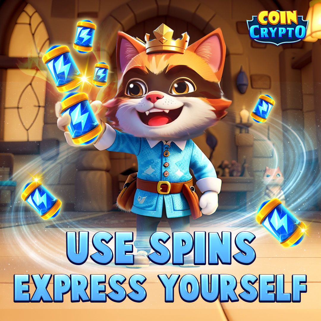 Use spins, express yourself 👀👀👀

🎮 Play CoinCrypto: t.me/CoinCryptoGame…

Begin by spinning the slot machine to collect coins. Every spin could unlock your fortune, so try your luck and see the coins pour in.

⚡️ CoinCrypto keeps improving with new features to enhance your