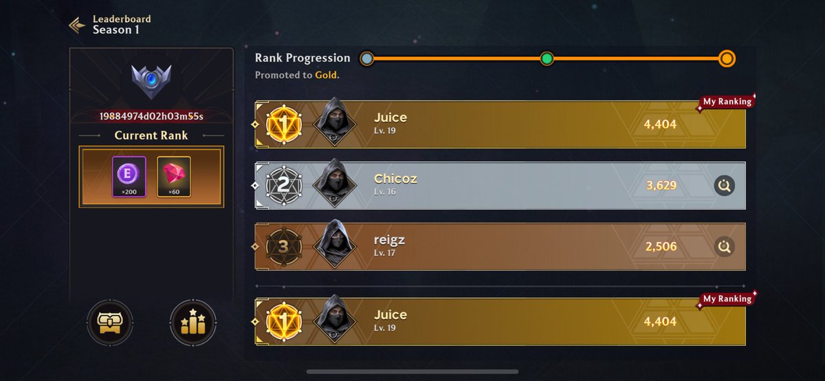 Justin Kruger (@justinkruger) on Twitter photo I know it won’t last, but pretty cool to be #1 on the leaderboards for <a href="/GuildOfGuardian/">GuildOfGuardians</a>! Congrats on the launch <a href="/0xferg/">Robbie Ferguson | Immutable</a> <a href="/BathalaX/">G. Justin Hulog</a> <a href="/ChrisClayPlays/">ChrisClay🅧🇦🇺</a>! I know it won’t last, but pretty cool to be #1 on the leaderboards for <a href="/GuildOfGuardian/">GuildOfGuardians</a>! Congrats on the launch <a href="/0xferg/">Robbie Ferguson | Immutable</a> <a href="/BathalaX/">G. Justin Hulog</a> <a href="/ChrisClayPlays/">ChrisClay🅧🇦🇺</a>!