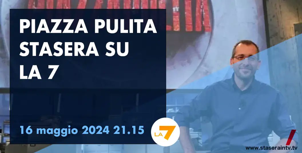 Piazza Pulita oggi 16 maggio 2024, ospiti e argomenti della serata. Una prima ospite possiamo già anticiparla: Elly Schlein.
#piazzapulita #la7 #staseraintv
staseraintv.tv/anticipazioni/…