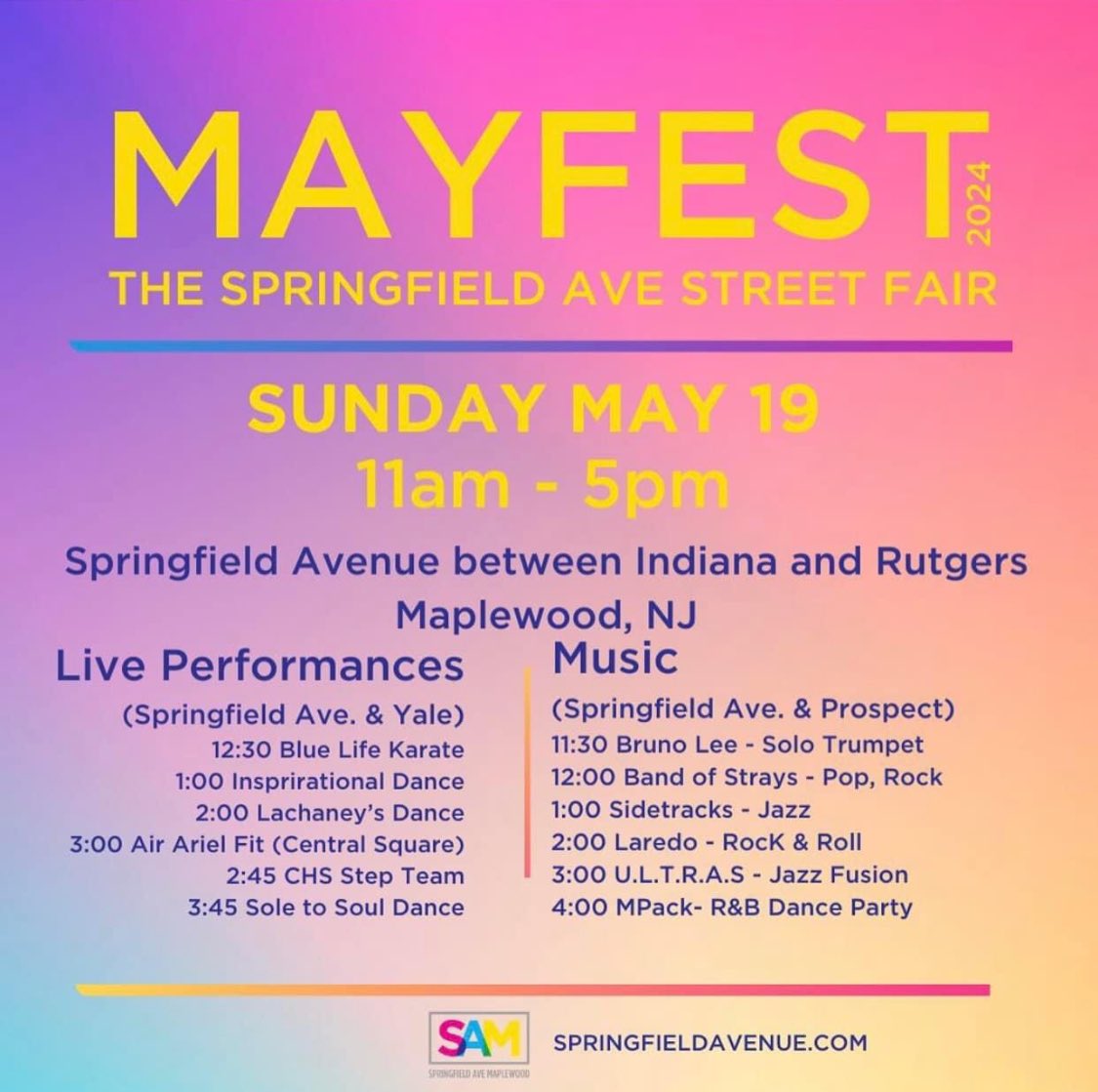 We’ll be at MayFest on Sunday! Come say hello at our tent on Springfield Ave. District Leaders look forward to speaking with you about the Dem candidates running this year, and all the ways you can vote. Pick up an Andy or a Mikie sign, and some MDC swag. See you on Sunday!