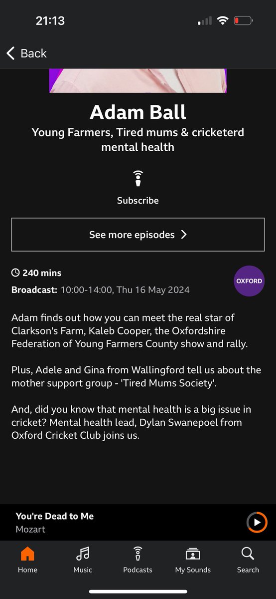🔔12.10 today!🔔 Tune in to hear our very own Dylan Swanepoel talk about mental health, cricket, and our superskills day on the 24th. Let’s talk about it, let’s end the stigma and let’s #bethedifference @bbcoxford @openingupcricket @mindcharity #cricketis4everyone