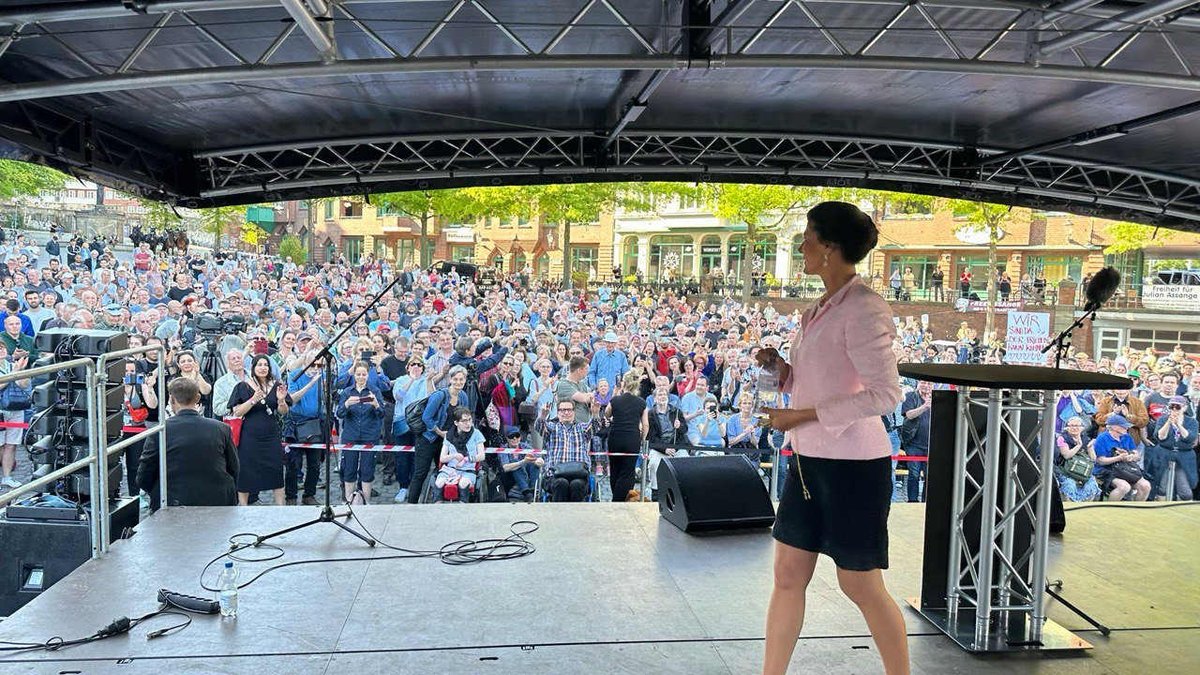 Aufbruchsstimmung bei den Auftaktkundgebungen des Bündnis Sahra Wagenknecht in Hannover und Hamburg. Die Menschen im Land wollen den Politikwechsel. Sie wollen Frieden in Europa, wirtschaftliche Vernunft und soziale Gerechtigkeit. Darum am 9. Juni #BSW wählen, Liste 28.