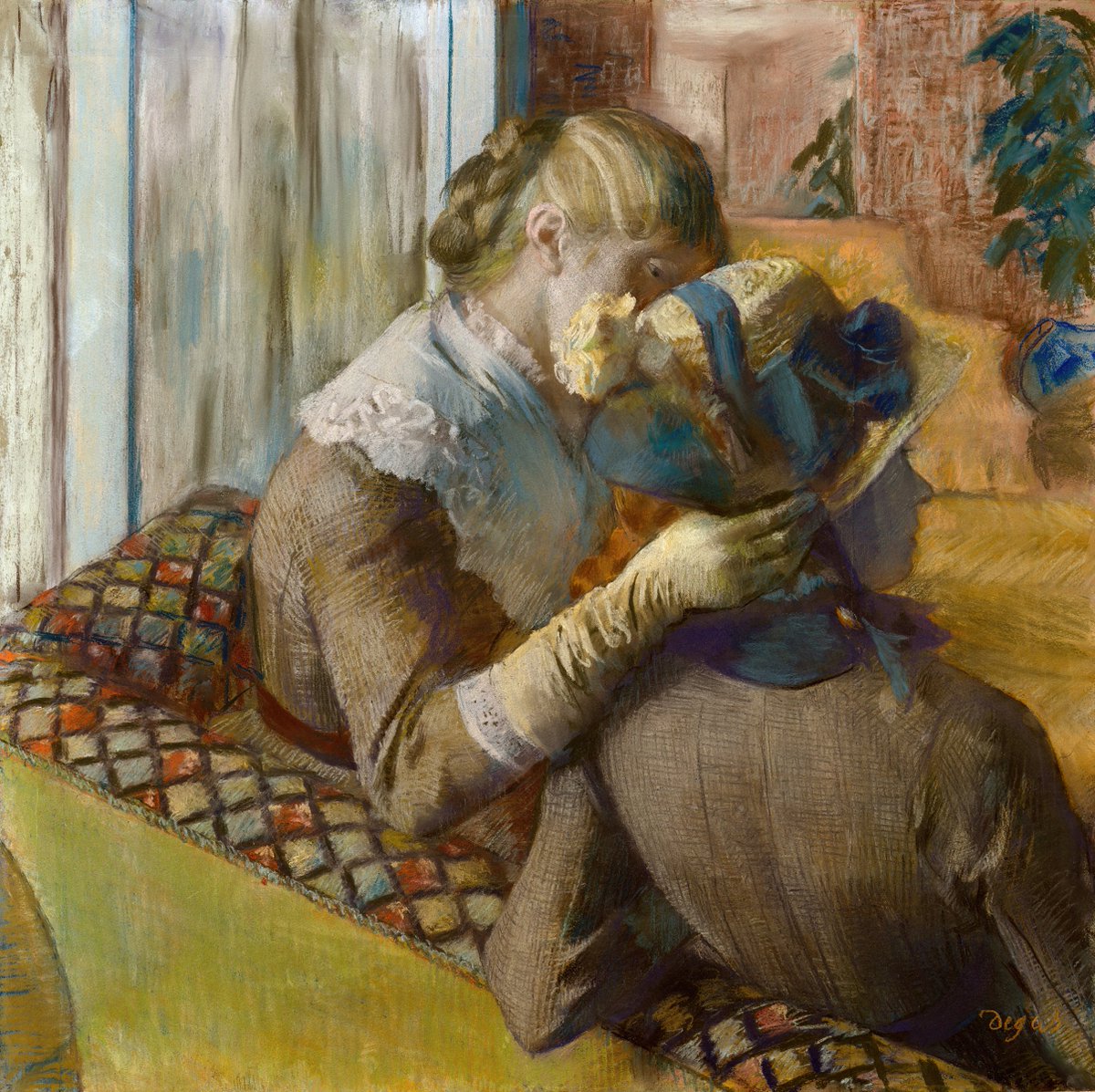 At the Milliner's (1881)_Edgar Degas

#EdgarDegas #art