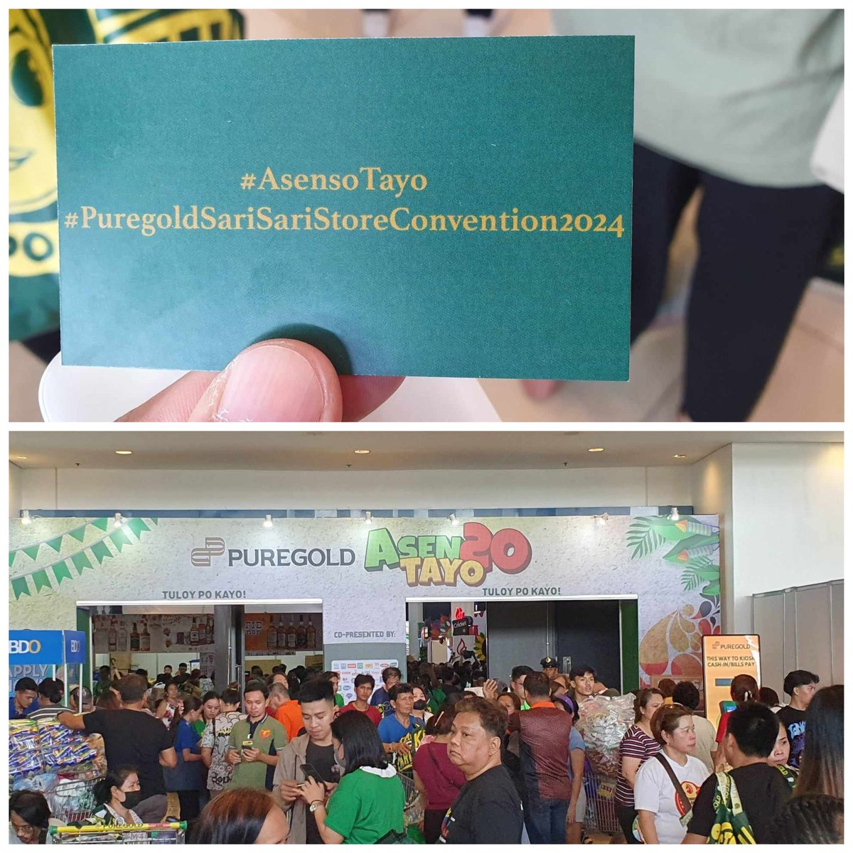 Happening now: @Puregold_PH’s Tindahan ni Aling Puring 2024 Convention at the World Trade Center in Pasay City. #AsensoTayo #PuregoldSariSariStoreConvention2024