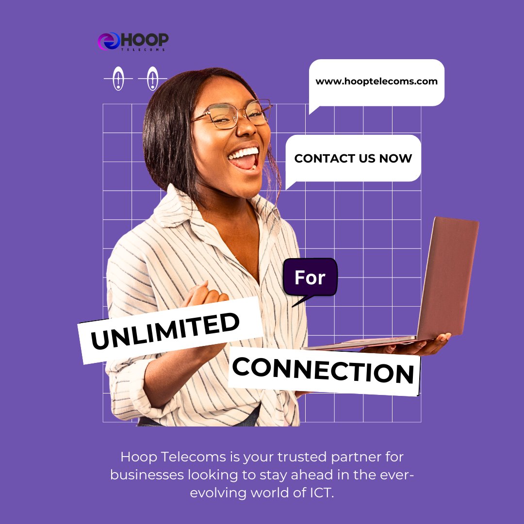 Stay seamlessly connected with Hoop Telecoms unlimited internet service. Contact us now to unlock limitless possibilities.

Call 08034294485 for more info.

hooptelecoms.com

#hooptelecoms #FastInternet #MinimumWage #Kuda #1USD #Gtbank #kano #opay #bobrisky #contactus