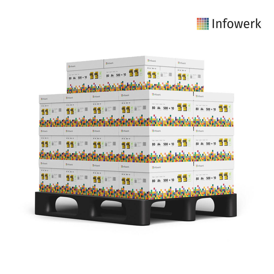 Infowerk_uk's tweet image. NEW: Infowerk printer/copy paper – 10% discount while stocks last!

With our Infowerk brand, we now offer environmentally certified, high-quality printer and copy paper at unbeatable prices.

Order today at Infowerk.com!
#infowerk #copypaper #printerpaper #uksupplier