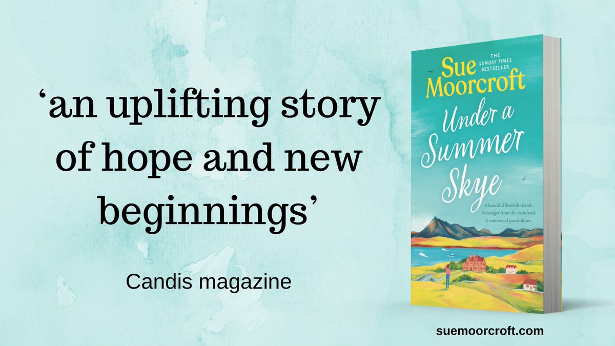 A Scottish island. A stranger from the mainland. A summer of possibilities… #UnderASummerSkye is new out in #paperback #ebook or #audiobook from supermarkets, bookshops or here: books2read.com/MoorcroftUASS #FirstInSeries #SkyeSistersTrilogy #romfic #booktwitter