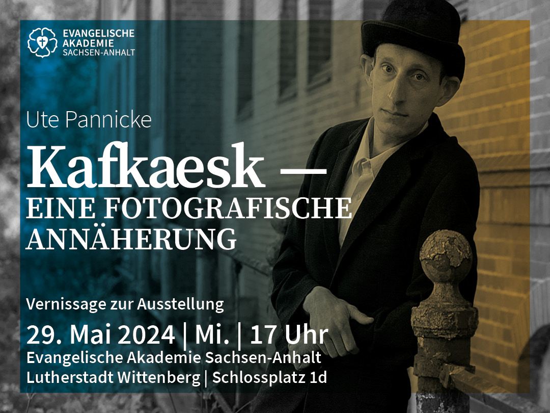 Im Rahmen unseres Projektes KafkaProzess 2024 laden wir ein zur Vernissage:
         Kafkaesk - eine fotografische Annährung
ev-akademie-wittenberg.de/core_event/?ev…