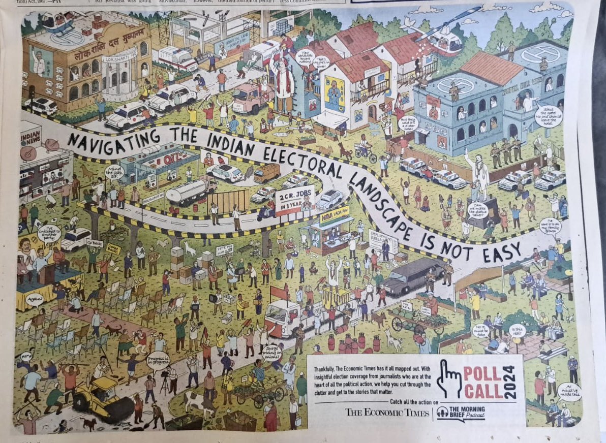 ICYMI, The best coverage of Elections 2024 is right here on the @EconomicTimes Also listen to the best poll stories ground reported from across the country on The Morning Brief’s special election series: Polls on my Pod. Latest episode here: open.spotify.com/episode/6sRpva… Hosted