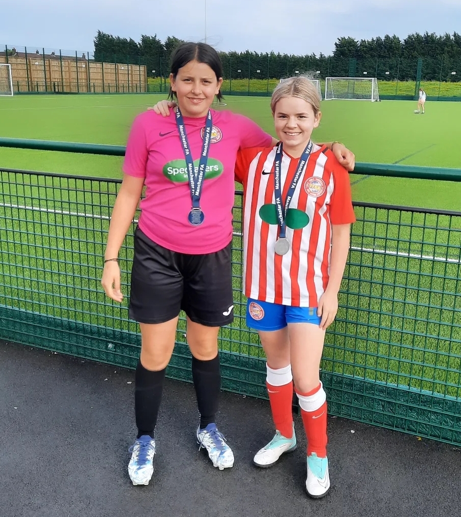 Congratulations to Eleanor Waller and Hannah Keigher in Year 8, who played in the prestigious Manchester FA U13 Girls County Cup Final on Saturday 11th May with their team Tiki Taka Lionesses. Unfortunately the girls lost on penalties but both girls played exceptionally well.