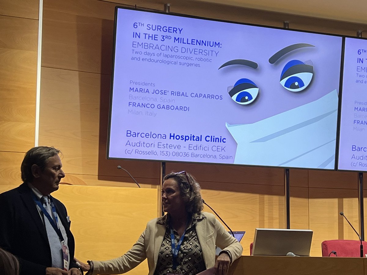 Let’ s start #UROFEM24. Several live surgeries & interesting talks are waiting for us. Thanks @MariaJRibal & @FrancoGaboardi for organizing this meeting. #Diversity #inclusion #equity #belonging