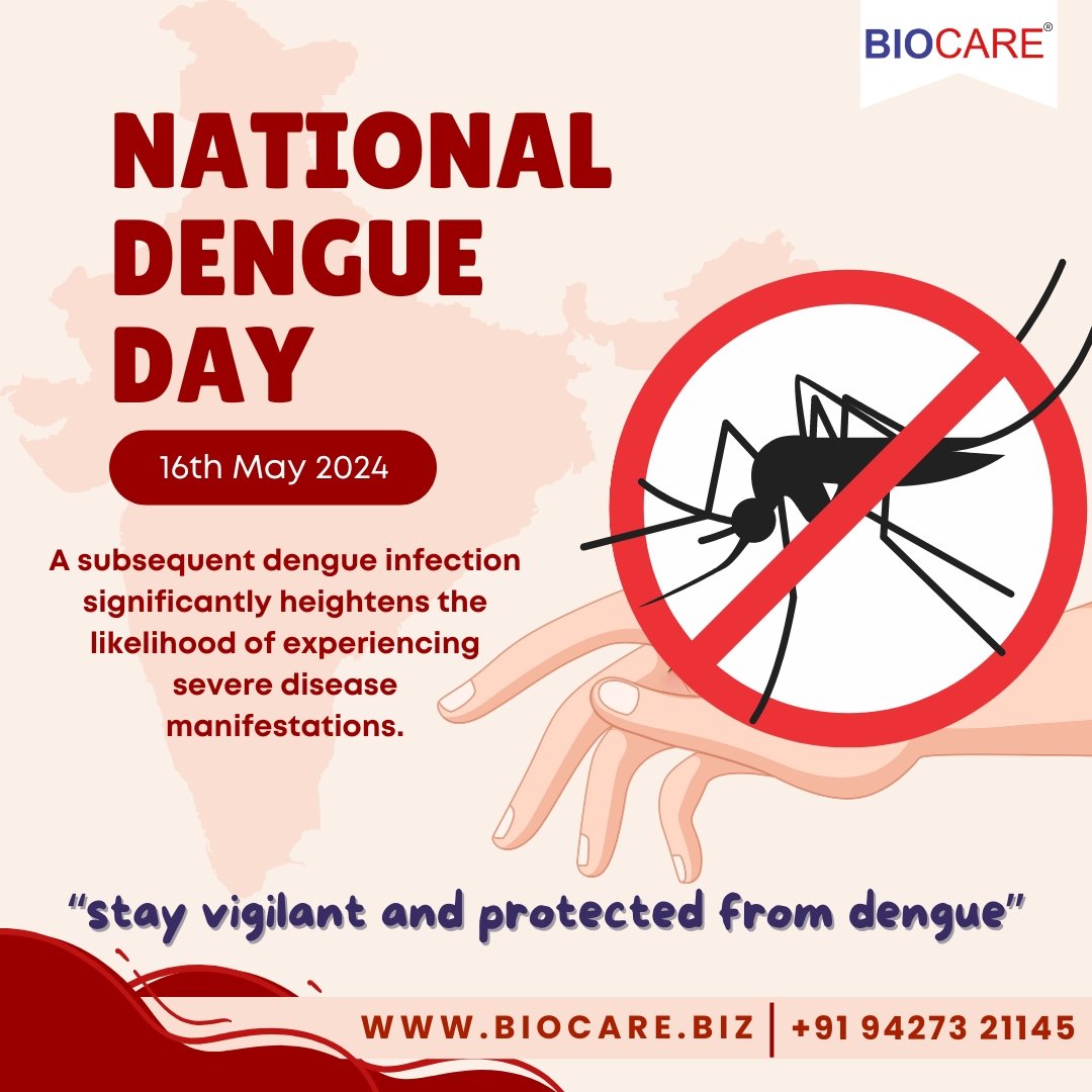 Unite Against Dengue: Together, Let's Eradicate the Threat! 🦟💪
.
.
.
.

#NationalDengueDay #FightTheBite #PreventDengue #MosquitoControl #PublicHealth#BiocareRemedies #HealthcareSolutions #WellnessInnovation #NaturalHealing #QualityMedicine #HealthyLiving #BioCareProducts