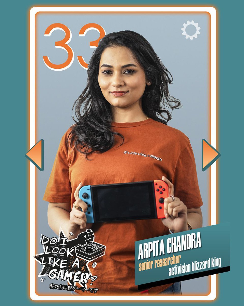 “Don't be shy to say that you want work on games.” 33. @King_Games Senior Researcher Arpita is one of 40 Players and Makers in our 'Do I Look Like A Gamer?' campaign 🎮💫 Let's change the narrative and empower future generations of diverse games talent looklikeagamer.com