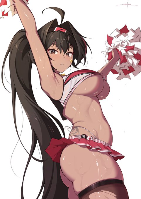 Sweaty Cheerleader Bay~
#NIKKE 