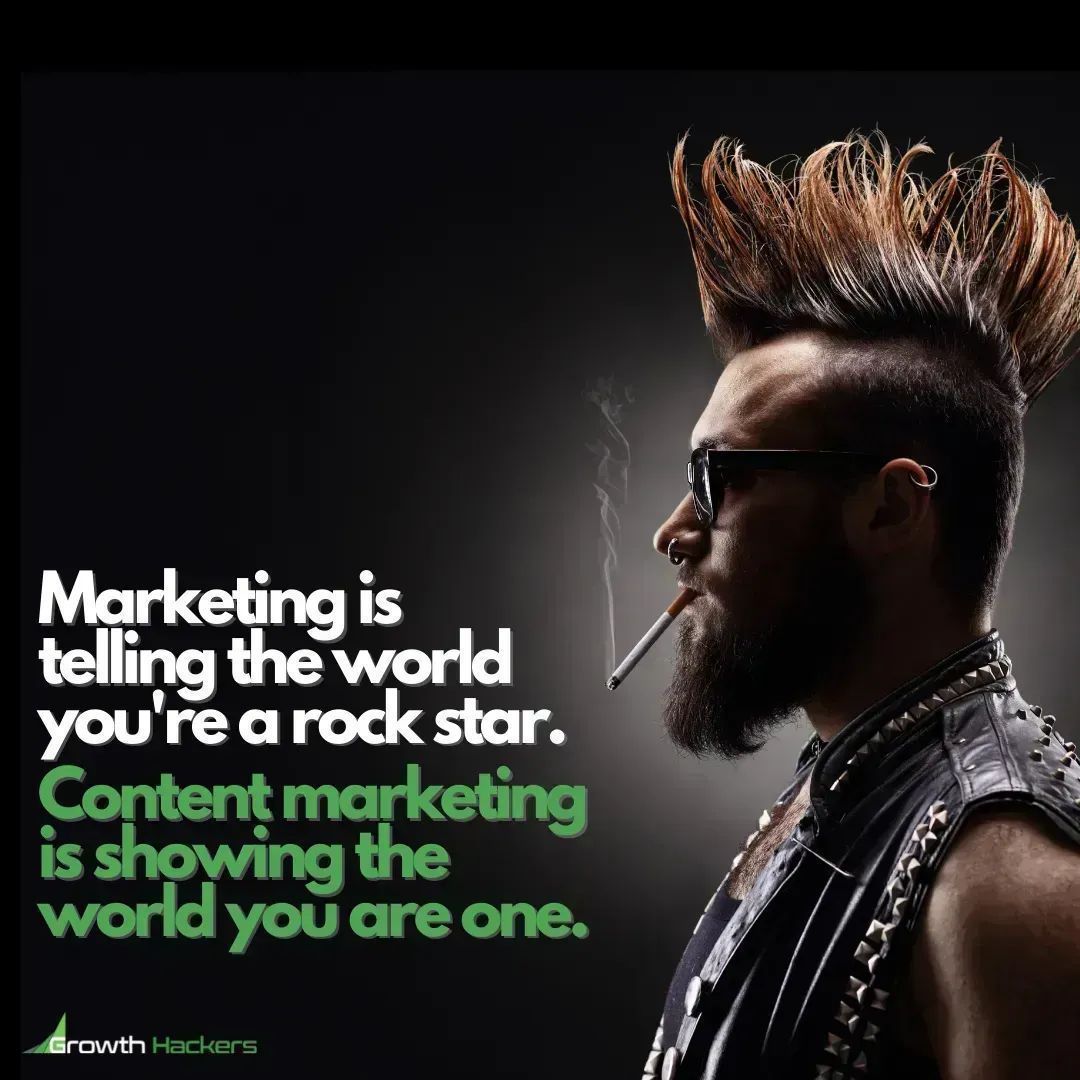 'Marketing is telling the world you're a rock star.
Content marketing is showing the world you are one'
- Robert Rose

buff.ly/2PfX1mp

#Marketing #ContentMarketing #DigitalMarketing