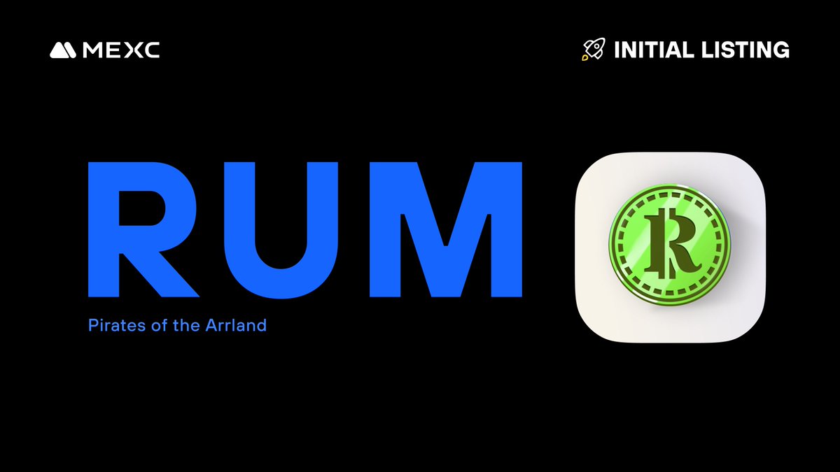 We're thrilled to announce that the @ArrlandNFT Kickstarter has concluded and $RUM will be listed on #MEXC! 🔹Deposit: Opened 🔹RUM/USDT Trading: 2024-05-16 09:00 (UTC) Details: mexc.com/support/articl…