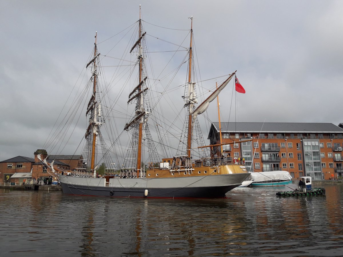 Be part of this amazing #TallShips event by mooring your boat in #Gloucester Docks this coming bank holiday weekend. Spaces still available - contact @CRTWalesandSW