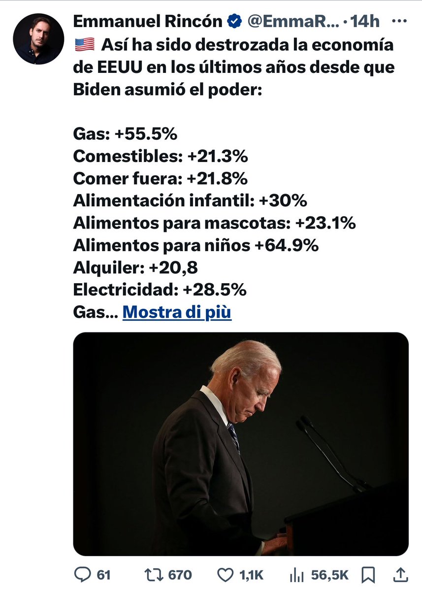 Solo la #Meloni poteva tradire l’Italia inginocchiandosi a quel disastro umano e (demócrata) di #Biden dal quale prende anche ordini. Entrambi hanno ottenuto gli stessi “risultati”. #15maggio #drittoerovescio #16maggio #primapagina #edicola #piazzapulita