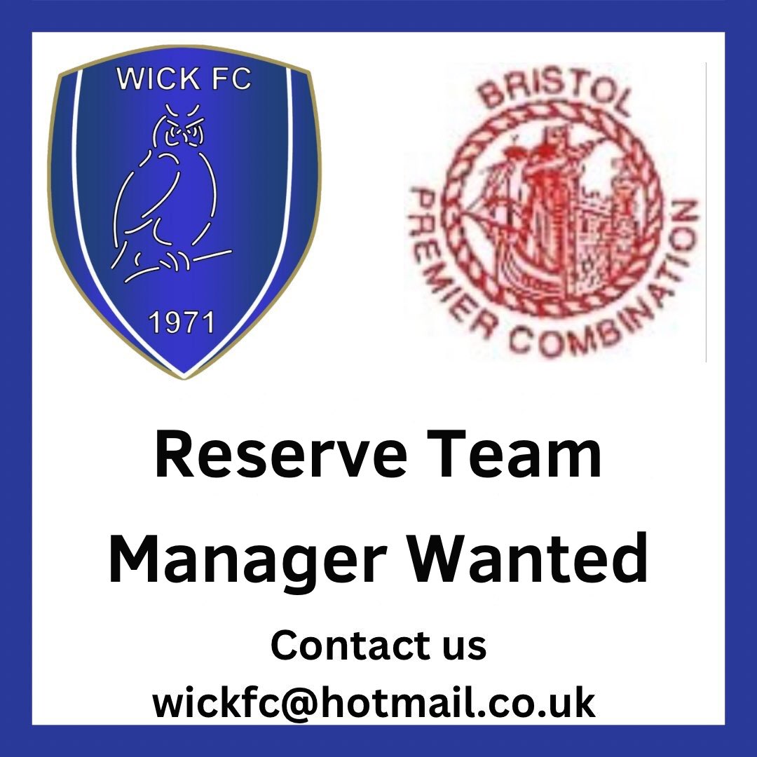 the same ethos of the club to develop young talent and to progress the club towards their step 6 ambition. If interested please contact Wick via social media or email us at Wickfc@hotmail.co.uk #uptheowls 🦉