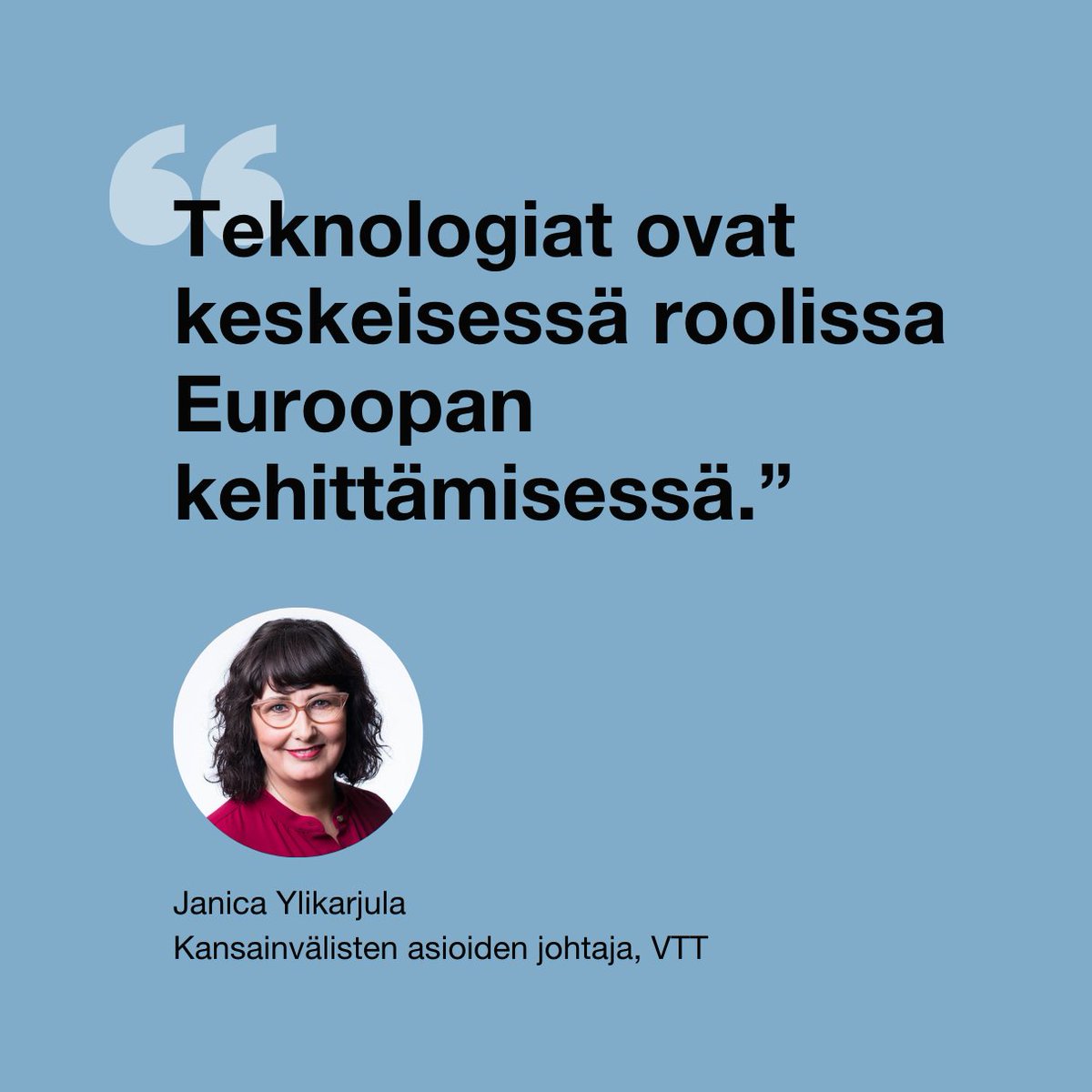 Mistä EU-vaalien alla pitäisi puhua enemmän, @janica_y? 💬🌍 “Teknologiat ovat keskeisessä roolissa Euroopan kehittämisessä”, EU-asiantuntijamme sanoo. #EUvaalit2024 -ennakkoäänestys alkaa 29.5. – käytä ääntäsi.