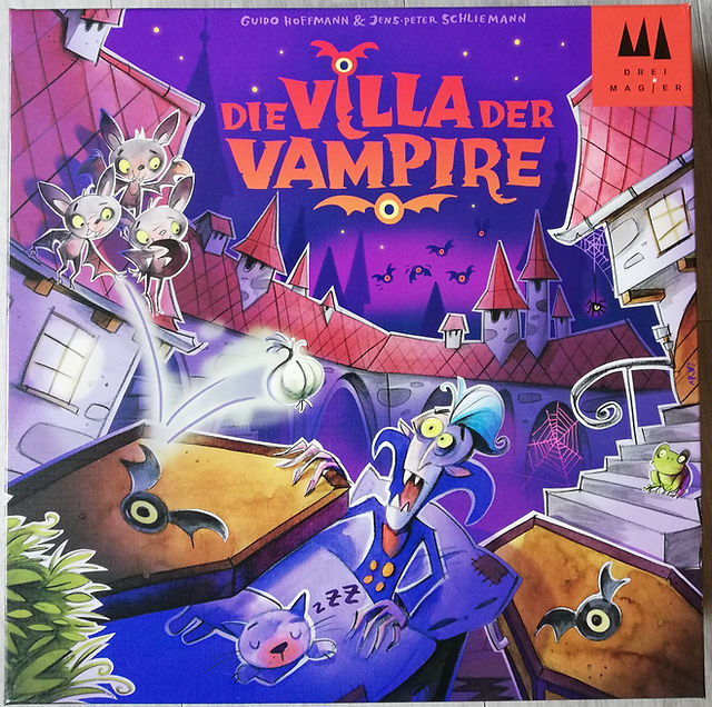 Mit #villadervampire von Drei Magier und im Vertrieb von @SchmidtSpiele haben wir heute ein tolles #kinderspiel für euch, welches auch der #familie Spaß macht. Viel Spaß mit unserer #rezension: gamingwolves.net/post/die-villa… #playathome #stayathome #boardgamegeek