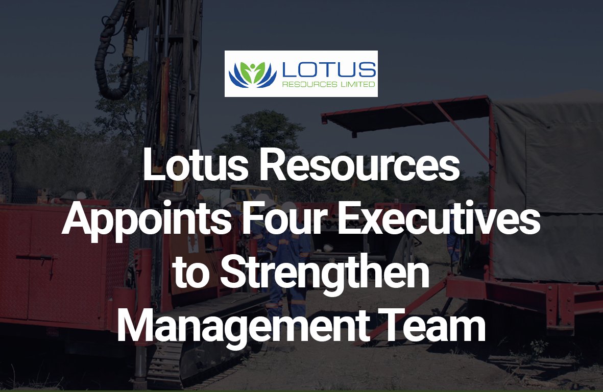 Lotus Resources (@Lotus_Resources) Appoints Four Executives to Strengthen Management Team Read more here: hubs.la/Q02xm88n0 $ASX $LOT