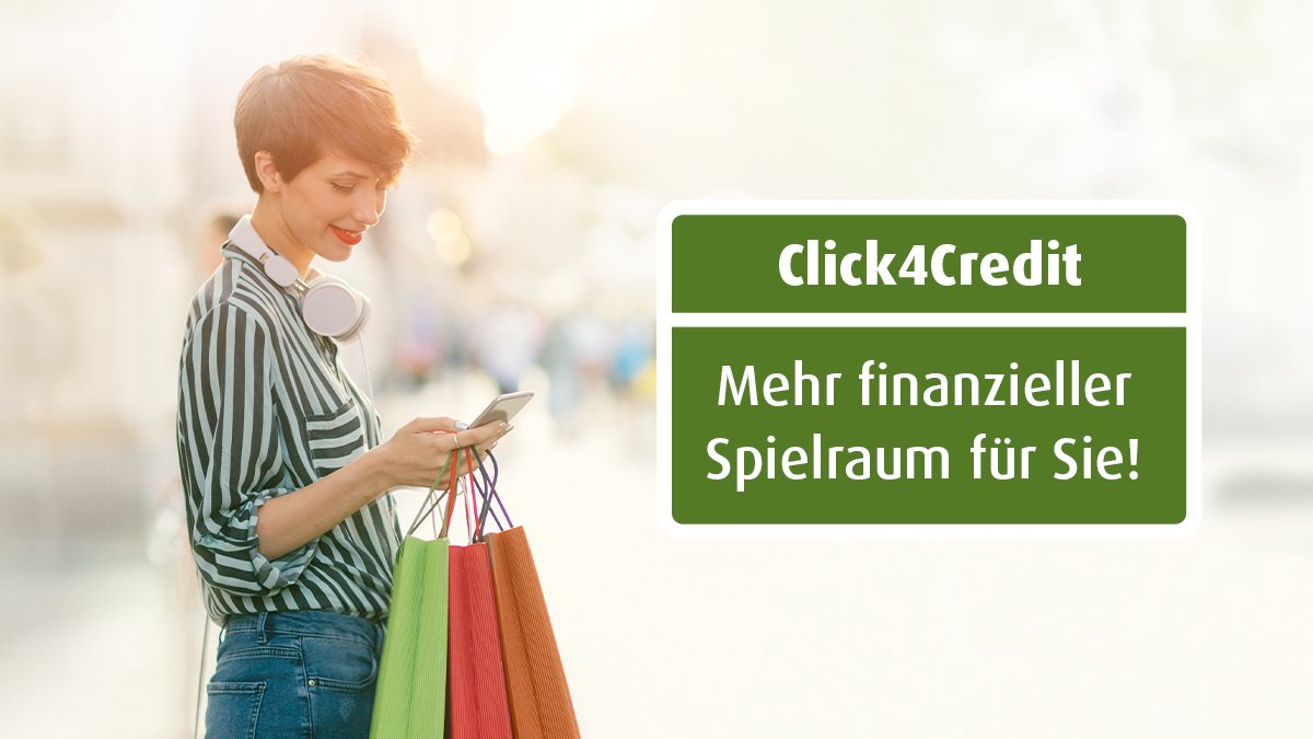 Ob Dispositionskredit oder Ratenkredit – jetzt noch einfacher und schneller zu mehr finanziellem Spielraum: mit Click4Credit einfach direkt im Online-Banking oder in der App! norisbank.de/service/digita…