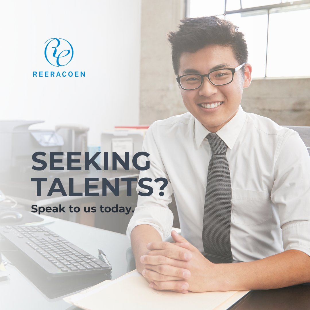 Seeking talents in the Banking and Finance industry? Click here to speak to our advisors: zurl.co/2y9g

#AvailableTalents #Hiring #BankingandFinance #Reeracoen #RCNSG #RecruitmentFirm #BestRecruiters