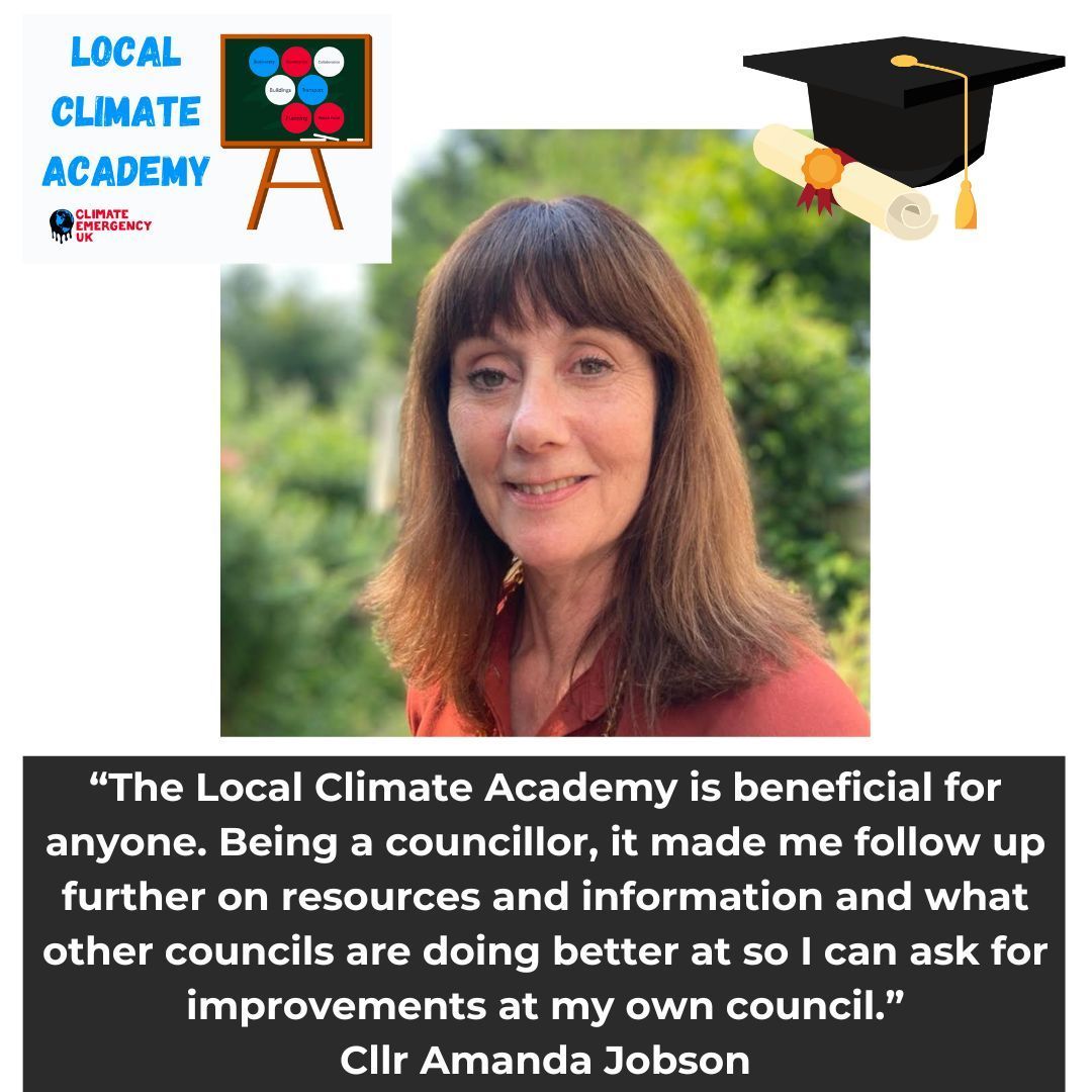 🎓 The #LocalClimateAcademy is a 6-week training course for recently elected councillors and campaigners 🌍 Secure your free space today and make a positive impact, supporting your council to take further climate action: buff.ly/4bBb1A4
