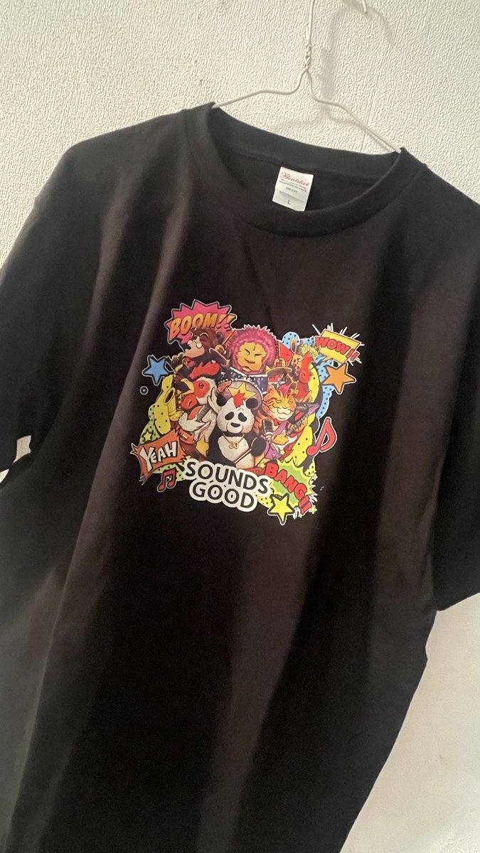 周年Tシャツのリバイバル💡 3千円で今日から売ってます✨🐼 買うと言ってた人は買いに来てね✊少し余裕あるので予約してない方もぜひ！