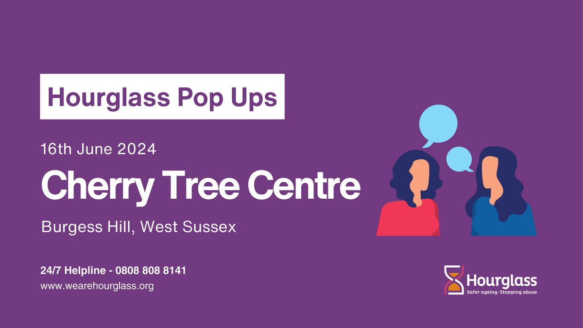Our team is in Burgess Hill, West Sussex today for one of our #HourglassPopUps We'll be offering support, guidance and advice for anyone affected by abuse or looking to learn more about the support we offer. Find out more about our pop-up events: wearehourglass.org/pop-ups