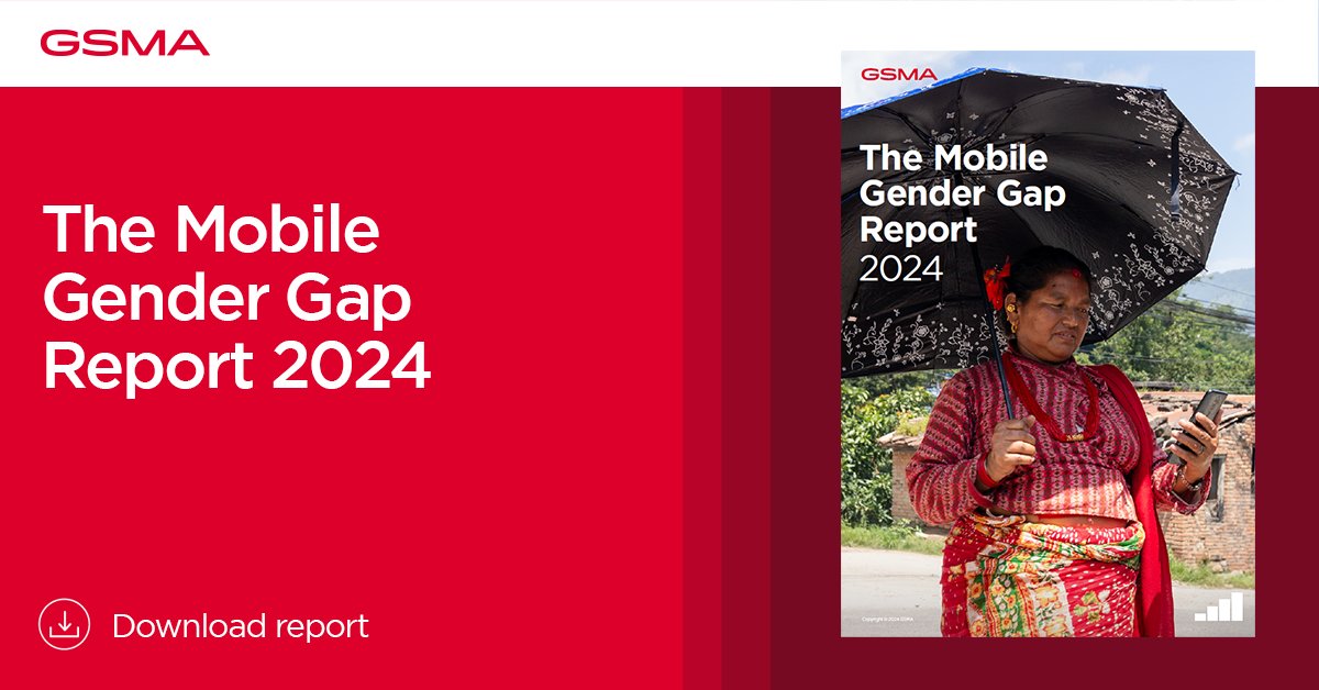 📣 Out now! The @GSMA Mobile Gender Gap Report 2024 explores the latest data on the #MobileGenderGap, the key barriers preventing women’s equal access to and use of mobile, and what is needed to close the #MobileInternet gender gap ➡️ bit.ly/4bvFd01

#UKAid #Sida