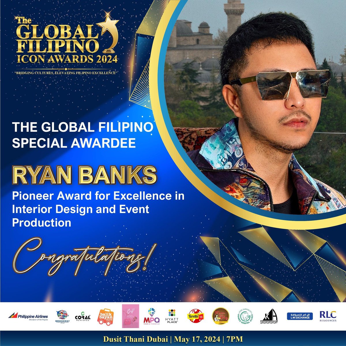 Feeling incredibly humbled to receive this Award for Excellence in Interior Design and Event Production at the 4th Global Filipino Icon Awards. This is to celebrate the beauty of creativity and collaboration. Thank you for this recognition The Global Filipino Magazine.