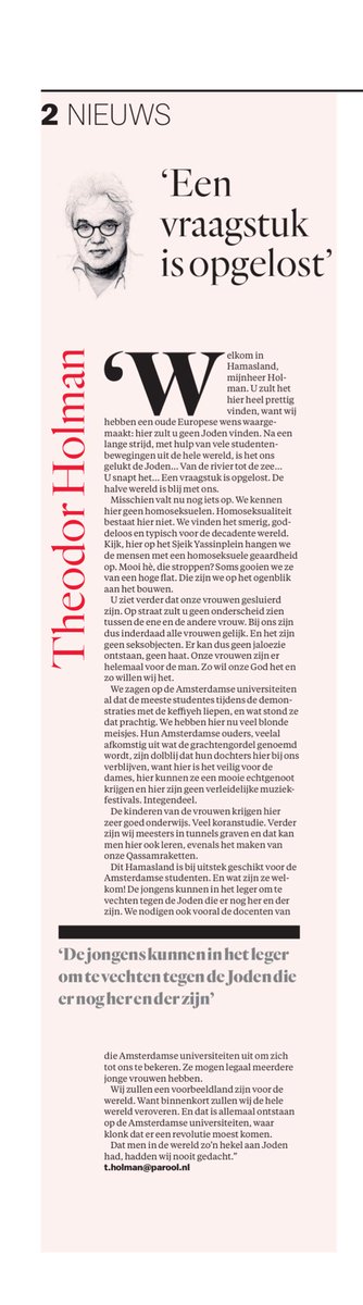 Ná dat 'from the river to the sea' gedoe (Lees: 07-10 maar dan in het groot)
Zou het 'bevrijde land' er zó kunnen uitzien...😱🥶

Pareltje van <a href="/TheodorHolman/">Theodor Holman</a>