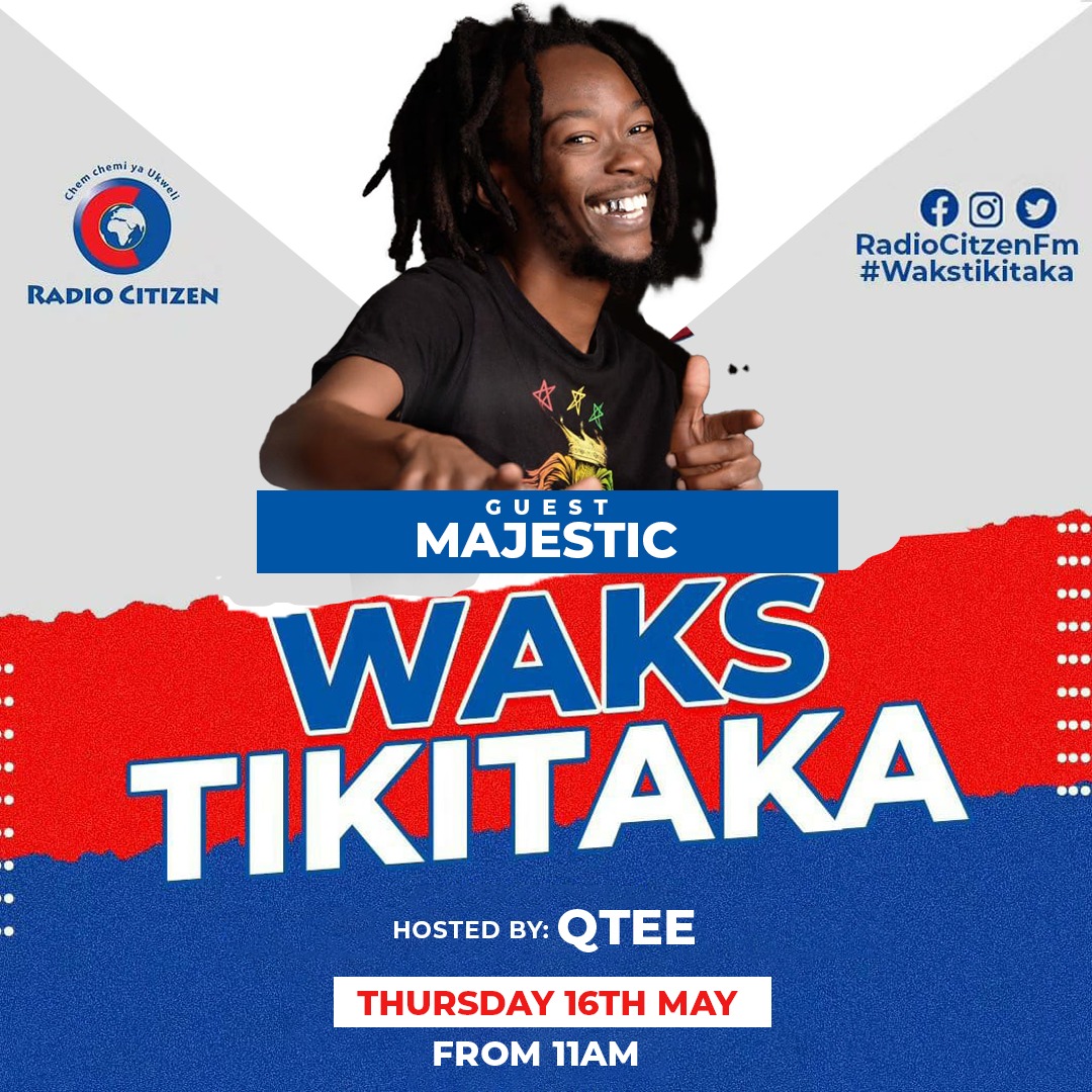 On #WaksTikiTaka leo tunapiga story na @MajesticTrends. Ready? Tune in to #WaksTikiTaka 10am - 1pm @AQtee @Ronixxthedon @Ibu_badman #WaksTikiTaka