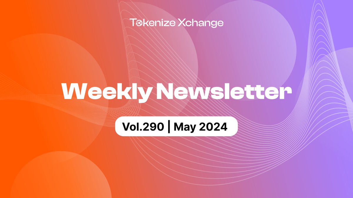 #TokenizeRoundUp is back!   

📨 Tune in to this week's #Tokenize newsletter for recent news and explore how to build your own crypto portfolio with us!   

Read here 📌 tinyurl.com/3v2z42yy

Subscribe now to stay ahead of the game! 🚀 
#news #crypto #trading