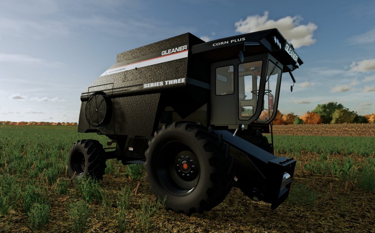 working on color option packages for the Gleaner N series mod

you can select a hopped up N7 with more power, higher ground speed and gets the CORN PLUS branding

#farmingsimulator22 #mods #pcgaming @DjGoHam2 @farmingsim #indiedev