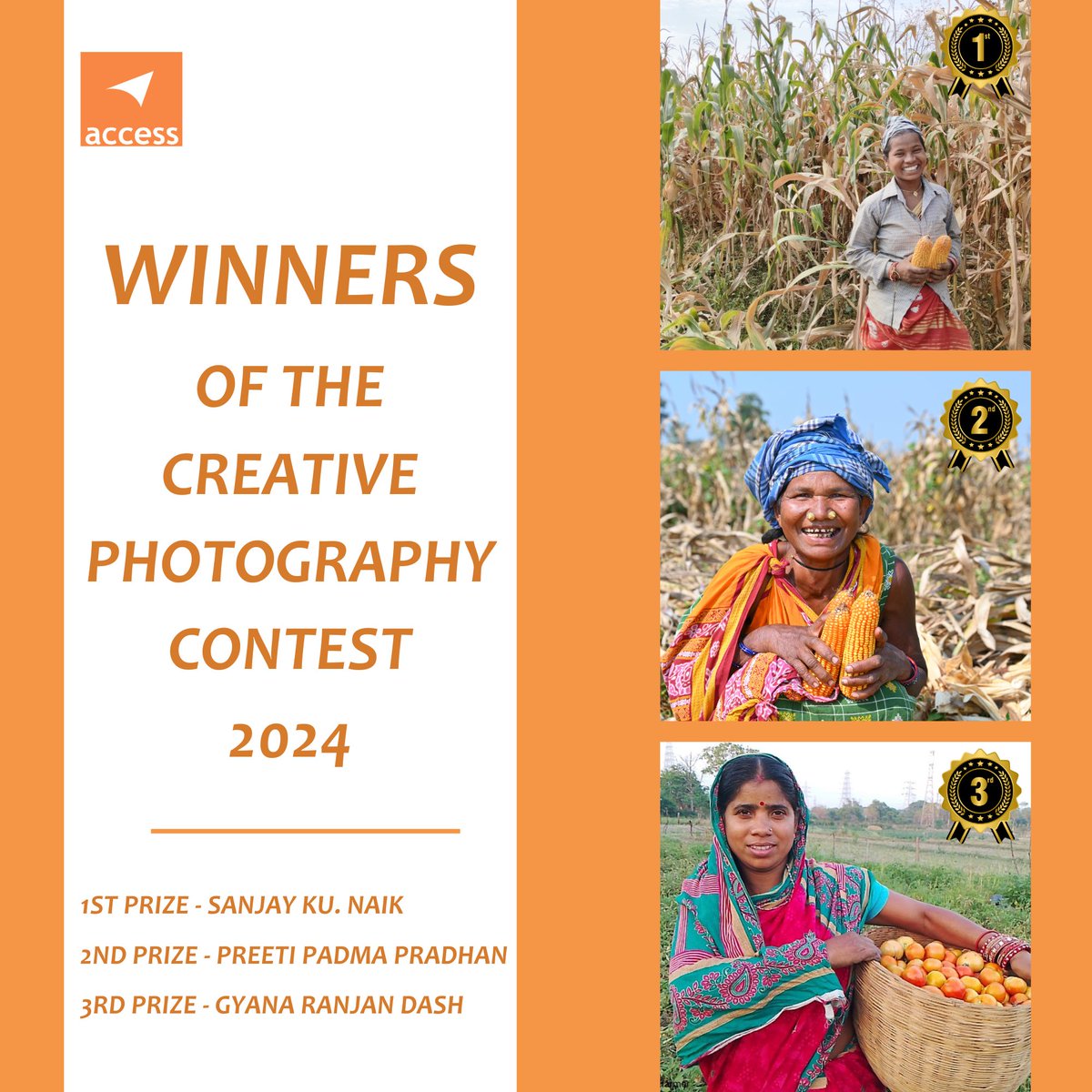 After seeing a burst of creativity &amp; talent amongst our team, we're thrilled to announce the winners of the ‘ACCESS Creative Photography Contest 2024’!

A huge ‘THANK YOU’ to the participants who shared their creative photos with us. Your passion truly shines through every photo!