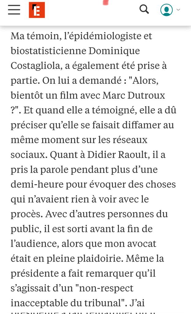 Romain_Pigenel's tweet image. 💊A lire dans @LEXPRESS cette itw édifiante par @GarciaVictor_ de @Sonic_urticant, le "petit prof de math" qui a défié le processeur Raoult et ses assertions sur l'hydroxychloroquine, au prix d'un procès et de campagnes de harcèlement : lexpress.fr/sciences-sante… #espritcritique