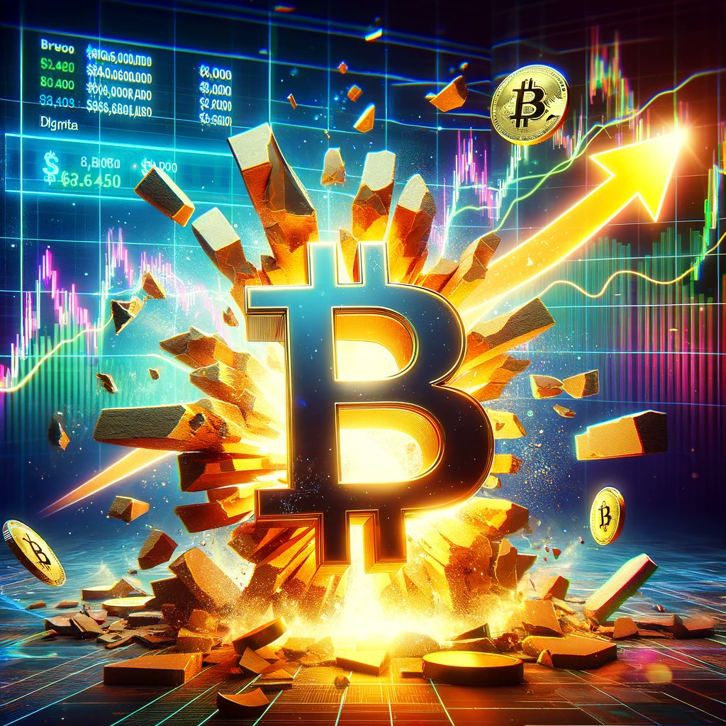 📢 Bitcoin Breaks $66,000! In a stunning 24-hour rally, #Bitcoin soared past $66K, peaking at $66,461. With a sharp 7.1% increase, over 50,000 traders were caught off-guard, facing liquidations. The crypto world is buzzing – are you riding the wave? 🚀💥 #CryptoNews #BullRun