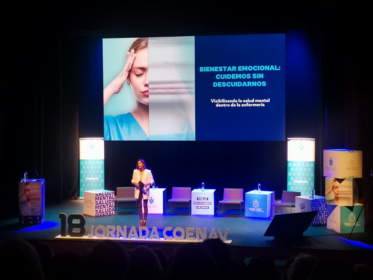 Gloria GdV M (@gdvgloria) on Twitter photo Comenzando a hablar de la salud mental, de la sociedad y de los trabajadores, en la 18 Jornada <a href="/Coenav/">Enfermeras navarras</a> Comenzando a hablar de la salud mental, de la sociedad y de los trabajadores, en la 18 Jornada <a href="/Coenav/">Enfermeras navarras</a>