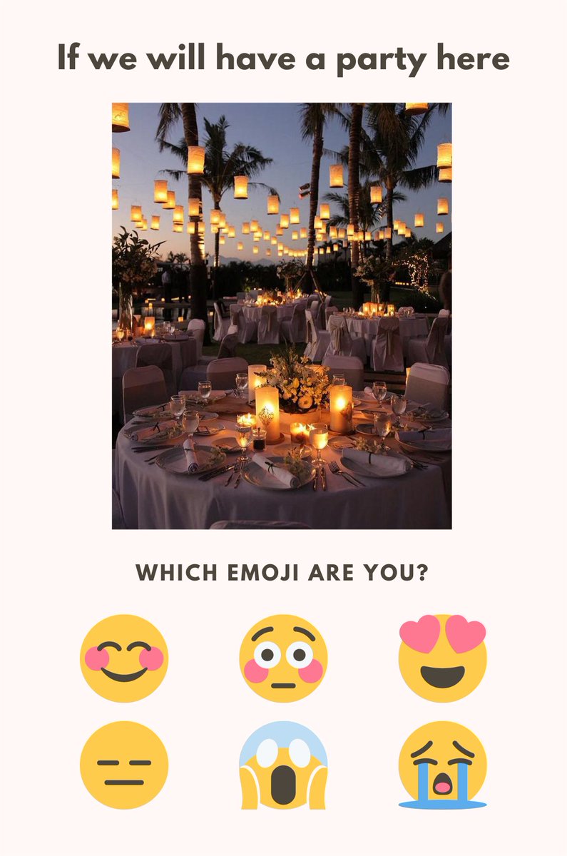 🧐If we will have a party here, which emoji are you?
💓Leave your emoji in the comments section!

#PlayTogether #gamenight