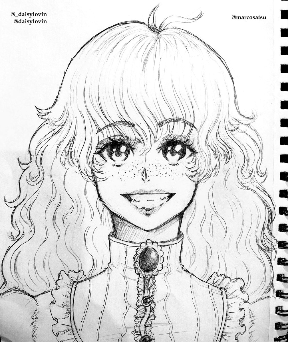 _daisylovin's tweet photo. Some more traditional art practice ✏️
This time I drew my husband's OC, Paige 🥰
#art #traditionalart #artwork #sketch #drawing #oc #goldwest #goldwestdriver #marcosatsu #daisylovin #_daisylovin https://t.co/OzzJ41Qz8d