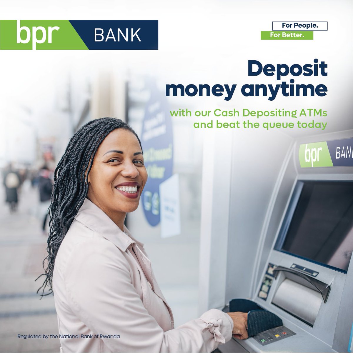 BPRbankrw's tweet photo. Kwepa gutonda umurongo ubitse amafaranga yawe mu buryo bworoshye ku byuma byacu bya ATM usanga mu gihugu hose.

#ATMBanking
#IbyizaKuBacu
#BPRniIyawe https://t.co/eE1w3GfUVg