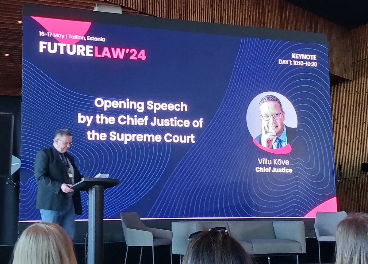 Participating in the FutureLaw 2024 conference in Tallinn. Interesting discussions on IPR, Legal Tech and AI ahead.