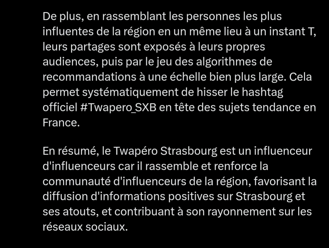 Mais au fait, c'est quoi le Twapéro ?

Merci <a href="/grok/">Grok</a> 🫶 #Twapero_SXB