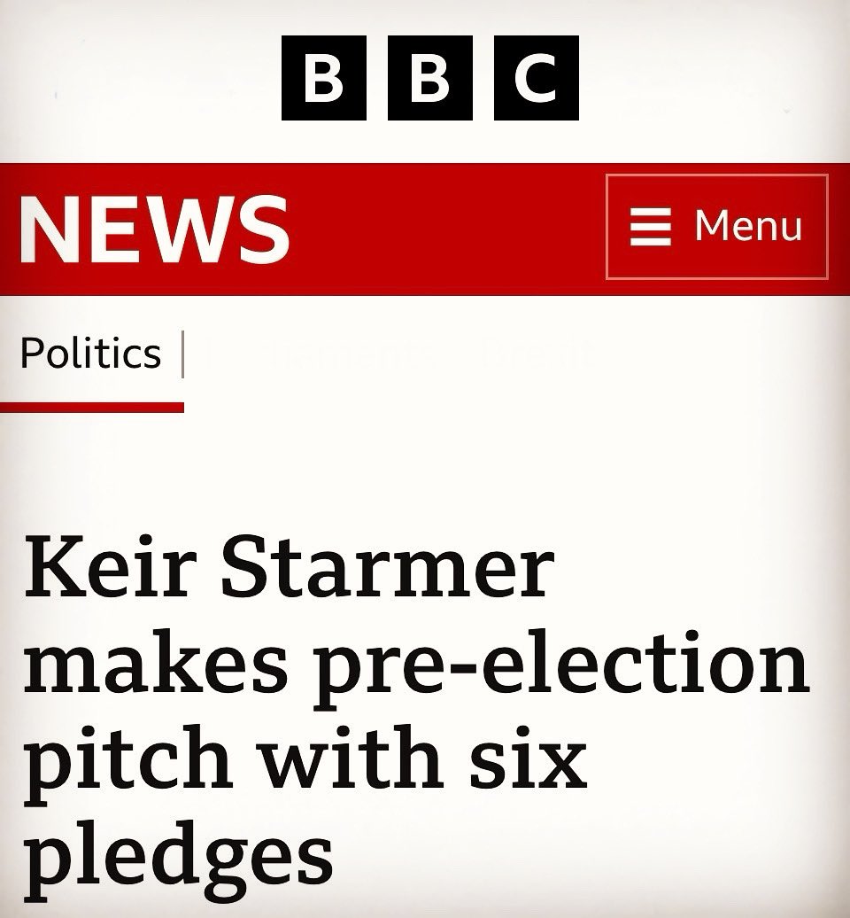 Today, in Essex, Sir Keir Starmer will outline his “6 new election pledges”. What happened all the other missions, pledges & promises he made? Do not trust this man.